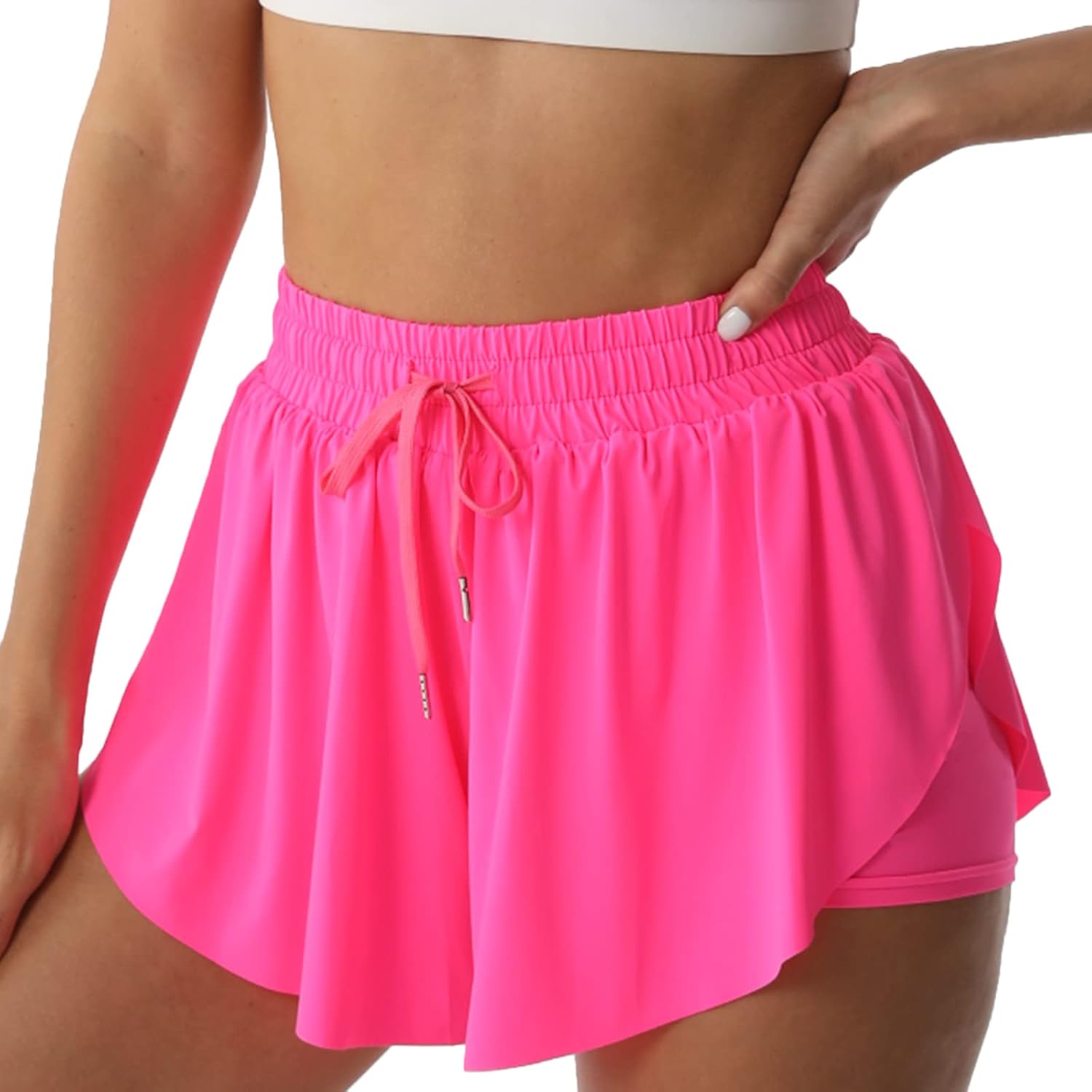 DAH Flowy 2-in-1 Butterfly Athletic Shorts – Feel Lighter. Move Freer. Look Amazing.