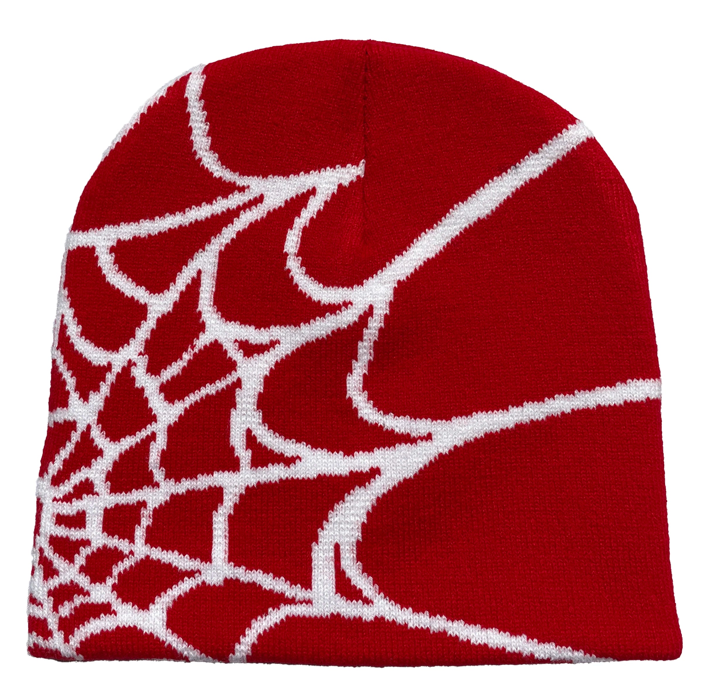 DAH Spider Web Knit Beanie – Unisex Warm Statement Hat