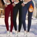 DAH Winter Sculpt Fleece Leggings – High-Waist Thermal Velvet Tights for Women