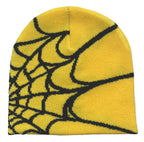 DAH Spider Web Knit Beanie – Unisex Warm Statement Hat