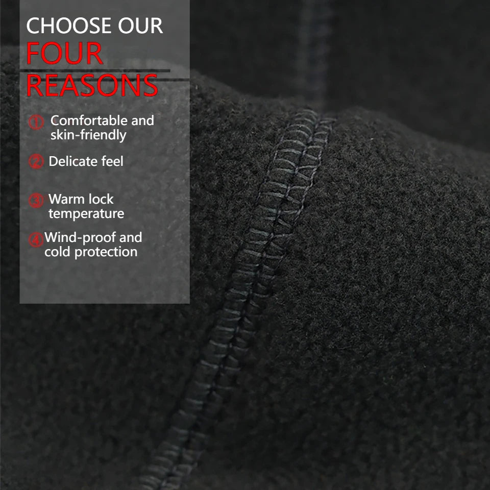 DAH Winter Performance Fleece Cap – Windproof Outdoor Sports Hat (Unisex)