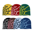 DAH Spider Web Knit Beanie – Unisex Warm Statement Hat