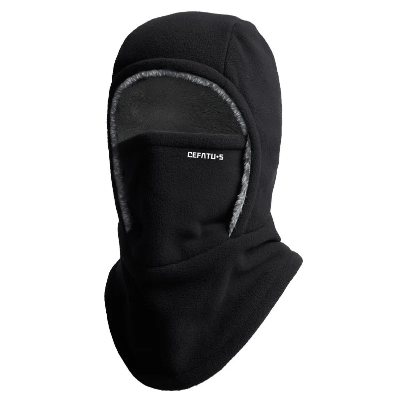 DAH Thermal Fleece Full-Face Balaclava – Windproof Winter Mask for Cycling & Skiing