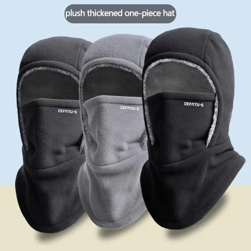 DAH Thermal Fleece Full-Face Balaclava – Windproof Winter Mask for Cycling & Skiing