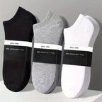 DAH Unisex Boat Socks – Lightweight Ankle Socks for Everyday Comfort (1/5/10 Pairs)