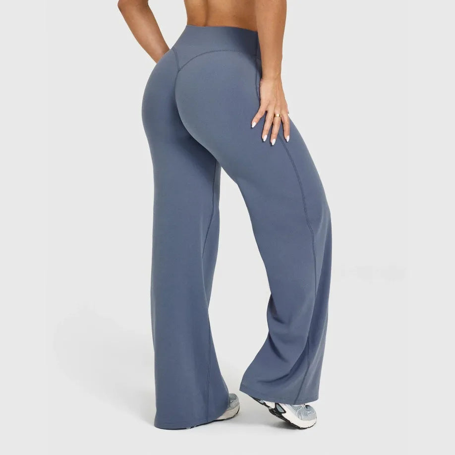 DAH UltraSoft™ Straight-Leg Yoga Pants – Naked Feel Butter Fabric | Mid-Waist Comfort Fit