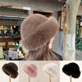 DAH Women’s Plush Fur Beanie – Thick Fluffy Winter Hat for Extreme Cold