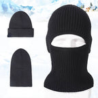 DAH 2-in-1 Winter Balaclava Beanie – Knitted Full-Face Windproof Hat (Unisex)