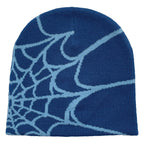 DAH Spider Web Knit Beanie – Unisex Warm Statement Hat