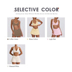 DAH Women’s 2-Piece Tennis & Fitness Set – Pleated Skirt with Built-In Shorts & High-Elastic Padded Sports Bra