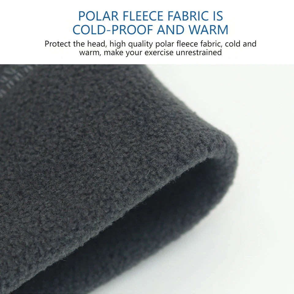 DAH Winter Performance Fleece Cap – Windproof Outdoor Sports Hat (Unisex)